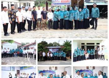 Ketua TP PKK Kabupaten Asahan Tinjau Pelaksanaan Program Pokja I di Desa Tanjung Asri