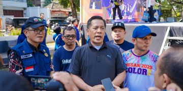 Gelorakan Hidup Sehat, Dispora Medan Gelar Senam PKJR