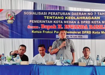 Sosialisasi Perda No 7 Tahun 2022, Iswanda Ramli : Jadikan Medan Kembali Sebagai Kota Atlet