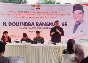 Sosialisasi Perda Nomor 10 Tahun 2021, H. Doli : Tegakkan Trantibum Bisa Diawali Dari Rumah 