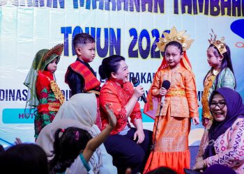 Bunda PAUD Kota Medan Hadirkan Keceriaan Dalam Program Makanan Tambahan untuk Anak PAUD