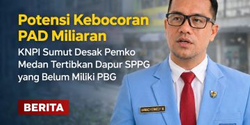 Potensi Kebocoran PAD Miliaran, KNPI Sumut Desak Pemko Medan Tertibkan Dapur SPPG yang Belum Miliki PBG