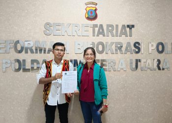 KETUA GERAKAN MASYARAKAT NIAS BERSATU RESMI LAPORKAN KAPOLRES NIAS DAN JAJARAN KE PROPAM POLDA SUMUT