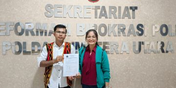 KETUA GERAKAN MASYARAKAT NIAS BERSATU RESMI LAPORKAN KAPOLRES NIAS DAN JAJARAN KE PROPAM POLDA SUMUT