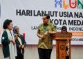 Rico Waas Ajak Lansia Tetap Jadi Cahaya Keluarga dan Inspirasi Kota Medan