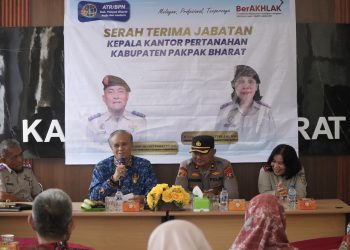 Wabup Pisah Sambut Kepala Kantor Badan Pertanahan Kabupaten Pakpak Bharat