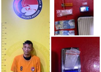 Gerak Cepat Satres Narkoba Polres Asahan Tangkap Pengedar Sabu di sentang