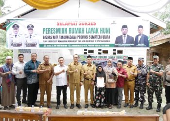 Wali Kota Tanjungbalai Resmikan Rumah Layak Huni Baznas