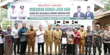 Wali Kota Tanjungbalai Resmikan Rumah Layak Huni Baznas