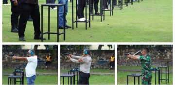 Dalam Rangka Peringatan Hari Bhayangkara ke-80, Polres Asahan Gelar Lomba Menembak Bersama Forkopimda