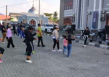 Jaga Kesehatan dan Kebersamaan, Kantor Imigrasi Belawan Gelar Senam Kebugaran Bersama Masyarakat