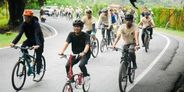 Kayuh 21 Km Bersama Forkopimda, Zakiyuddin Harahap Pantau Kota Medan dan Perkuat Sinergi