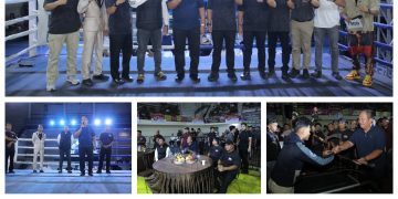 Bupati Asahan Hadiri Asahan Fight Series 3 dalam Rangka HUT Bhayangkara ke-80
