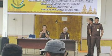 Barang Rampasan Negara, Hasil Penjualan Akan Di Setor Sebagai Penerimaan Negara 