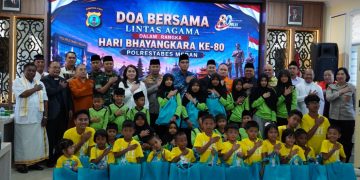 Rico Waas Suarakan Semangat “Medan untuk Semua” di Doa Bersama Hari Bhayangkara ke- 80