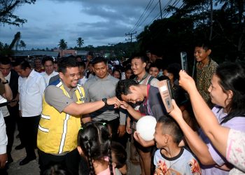 Pembangunan Jembatan Sungai Mo’awo Dimulai Tahun Ini, Bobby Nasution Ajak Warga Kawal Bersama