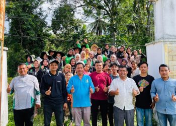 KKN UIN Syahada Bersama Dinas LH Sosialisasi Penanganan Sampah di Desa Hutabangun Jae, Naposo Nauli Bulung