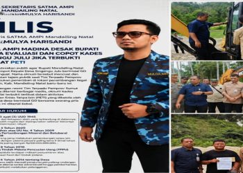 SATMA AMPI Madina Desak Bupati Segera Evaluasi dan Copot Kades Singengu Julu Jika Terbukti Terlibat PETI