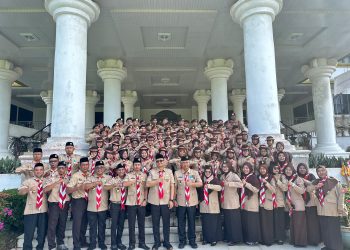 Wakil Wali Kota Tanjungbalai Lepas Kontingen Kwarcab Kota Tanjungbalai Ikuti Jambore Daerah Sumut XI Tahun 2026