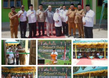 Wakil Bupati Asahan Meresmikan Gedung Persiapan MAN 3 Asahan