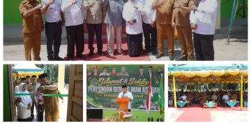 Wakil Bupati Asahan Meresmikan Gedung Persiapan MAN 3 Asahan