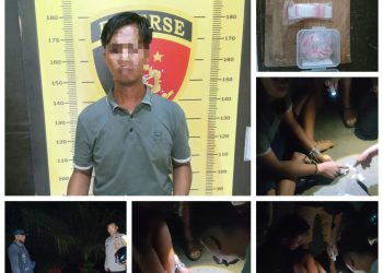 Berawal dari Laporan Call Center 110, Polsek Pulau Rakyat Berhasil Amankan Terduga Pelaku Penyalahgunaan Narkotika