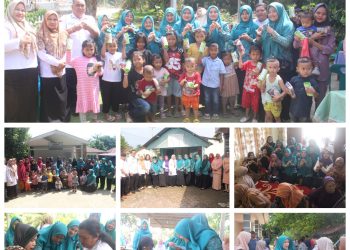 Ketua TP PKK Kabupaten Asahan Kunjungi Posyandu Gelatik Kelurahan Dadimulyo
