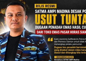 SATMA AMPI Madina: Jangan Ada Dugaan “Tangkap Lepas”, Usut Tuntas Dugaan Jaringan Penadah Emas