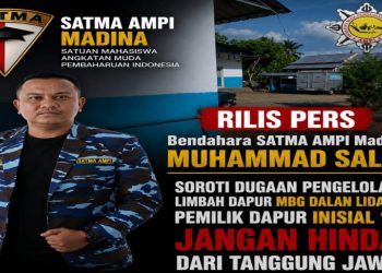 SATMA AMPI Madina Desak Usut Tuntas Dugaan Limbah Dapur MBG Dalan Lidang , Jangan Ada yang Lempar Tanggung Jawab!
