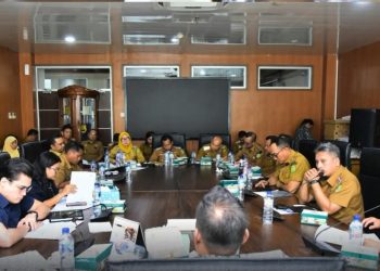 Komisi 1 DPRD Medan Gelar Rapat Evaluasi Triwulan-II Bersama Counterpart