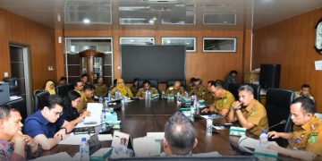 Komisi 1 DPRD Medan Gelar Rapat Evaluasi Triwulan-II Bersama Counterpart