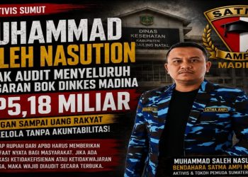 SATMA AMPI Madina Desak Audit Total Anggaran BOK Dinkes Rp5,18 Miliar, Jangan Sampai Uang Rakyat Jadi Bancakan!