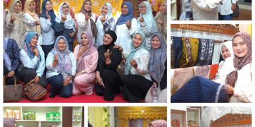 Ketua TP PKK Kabupaten Asahan Kunjungi Paviliun Kabupaten Asahan di PRSU ke-50