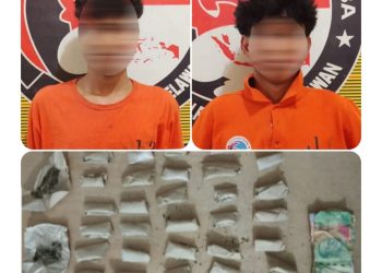 Polres Pelabuhan Belawan Berhasil Amankan Pengguna dan Pengedar Narkoba di Marelan