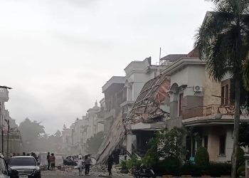 Ledakan Dahsyat di Komplek Grand Polonia, Sejumlah Rumah Hancur