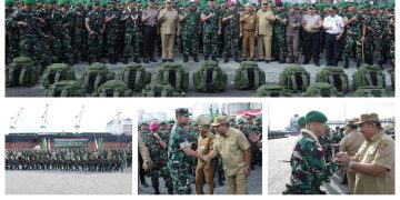 Bupati Asahan Hadiri Momen Haru Kepulangan Satgas Pamtas Yonif 126/KC Tahun 2026 