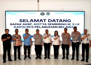 Perkuat Sinergi Lintas Instansi, Imigrasi Kelas II TPI Belawan Terima Kunjungan Kapolres Pelabuhan Belawan