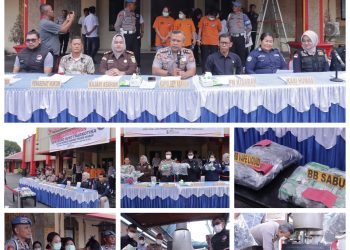 Satres Narkoba Polres Asahan Musnahkan 8,7 Kg Sabu dan 772 Vape Etomidate, Selamatkan 19.600 Jiwa