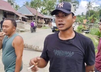 Diduga Upah Belum Dibayar, Pekerja Proyek Blokade Jalan Nasional di Nias Selatan