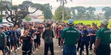 Jelang Porprovsu 2026, KONI Medan Gelar Tes Fisik dan Kesehatan Atlet