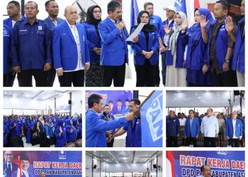 Bupati Asahan Hadiri Pembukaan Rakerda DPD PAN Kabupaten Asahan dan Pelantikan Relawan PAN