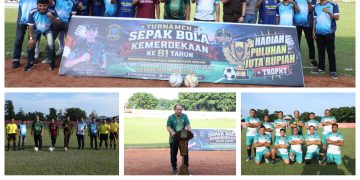Bupati Asahan Buka Turnamen Sepak Bola Kemerdekaan ke-81 Perebutkan Piala Dandim 0208/Asahan 