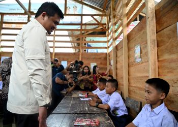 Gubernur Bobby Nasution Wujudkan Impian SMPN 4 Sitolu Ori Miliki Gedung Permanen