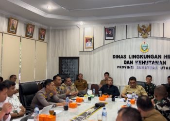 Bupati Pakpak Bharat Franc Bernhard Tumanggor Hadiri Rapat Penertiban Kawasan Hutan di Kabupaten Pakpak Bharat dan Dairi