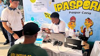 Kanim Kelas II TPI Belawan Hadirkan Pasporia pada Kegiatan Car Free Day Bersama Kodaeral I Belawan