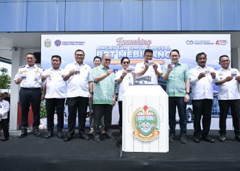 Gubsu Bobby Luncurkan BRT Mebidang, 30 Bus Listrik Disiapkan
