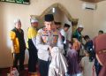 WARGA MASYARAKAT KELURAHAN SIMPANGGAMBIR SAMBUT POSITIP KEGIATAN ” JUM’AT BER KAH ” POLSEK LINGGA BAYU