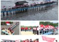 Jelang Kemerdekaan RI, Wakil Bupati Asahan Kirab dan Pengibaran Bendera Merah Putih di Desa Silo Baru