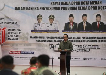 Rico Waas Buka Raker DPRD Medan, Dorong Maksimalkan Semua Potensi, Berkontribusi Atasi Segala Masalah