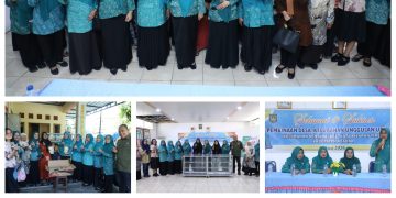 Ketua TP PKK Kabupaten Asahan Serahkan Bantuan kepada Poklak Kelurahan Sentang